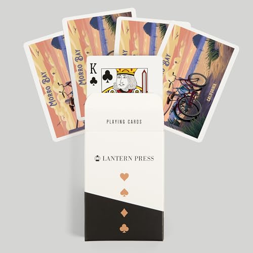 Lantern Press Morro Bay, 52 cartas póker tamaño estándar miniatura 6