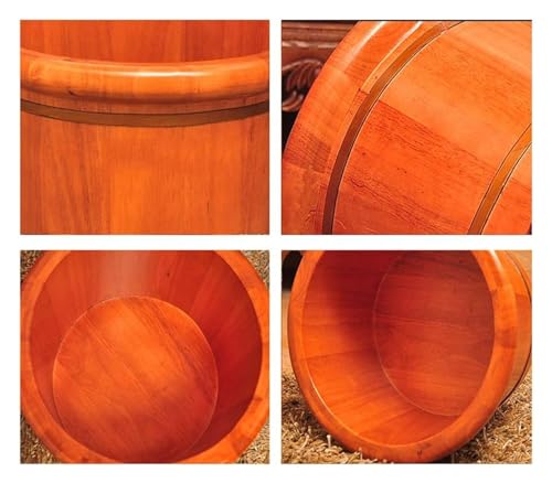 Solid-Wood-Foot-Tub-Foot-Baths-Wood-Foot-Tub-Wooden-Foot-Basin-Wooden-Foot-BasinOak-Foot-Bath-BarrePedicure-Bowl-Spa-Massage-Home-Oak-Foot-Tub