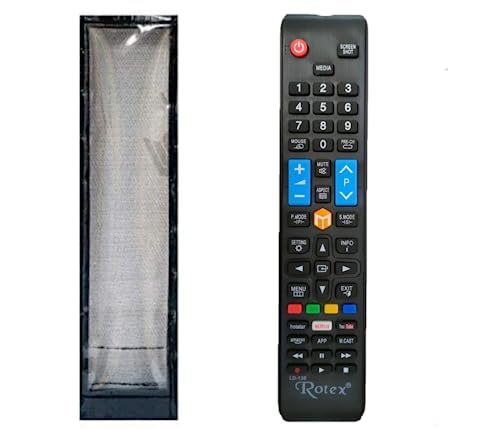 LUNAGARIYA® Protective Cover for ROTAX TV Remote Control PULeather Cover Holder (Before Placing OrderPlease Check The Product Dimensions)