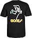 Powell Peralta Skateboard Skeleton T-Shirt, Black, Large
