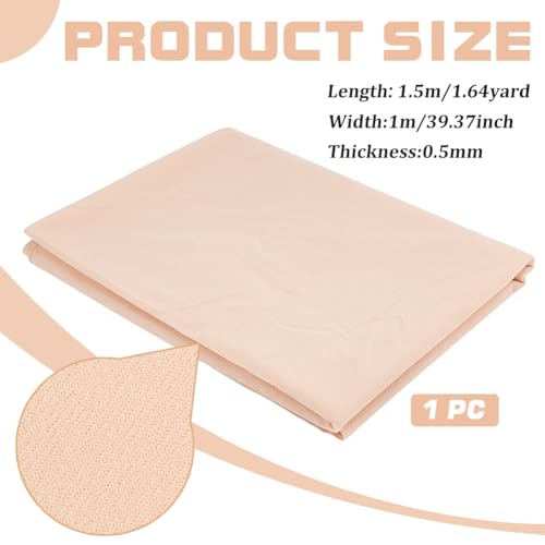 FINGERINSPIRE PapayaWhip-Colored DIY Doll Skin Fabric - Image 2