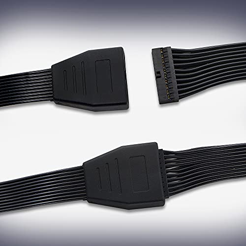 Gintooyun FQL2021061505 Usb 3.0 Header Extension Cable,Usb 3.0 19/20 Pin Male To Female Internal Extension Adapter thumb #3