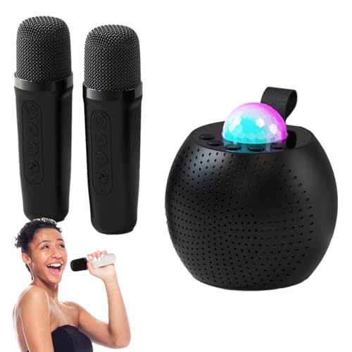 Ricarica efficiente: la batteria da 1200 mA della nostra macchina per karaoke offre 6-8 ore di canto continuo, con una ricarica rapida per intrattenimento non-stop. Ottieni un'uscita audio chiara e forte di oltre 70 dB per scuotere il tuo con la migliore esperienza karaoke di sempre.