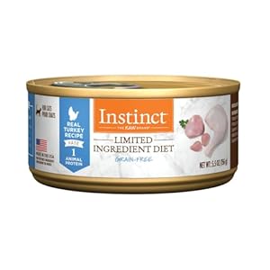 Instinct Limited Ingredient Diet Grain Free Real Turkey Recipe Natural Wet Canned Cat Food by Nature’s Variety, 5.5 oz. Cans (Pack of 12)