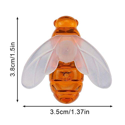 Image of ZALAR 18 LED Honeybee String Lights - 220v Operated LED Lights, 14ft Honeybee Garland with Warm White Glow for Bedroom, Wedding, Party, Diwali,Indoor Outdoor Garden Decor