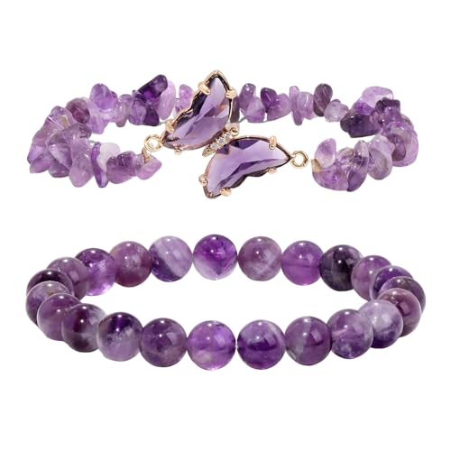 Bijoux de protection en améthyste et cristal naturel de haute qualité