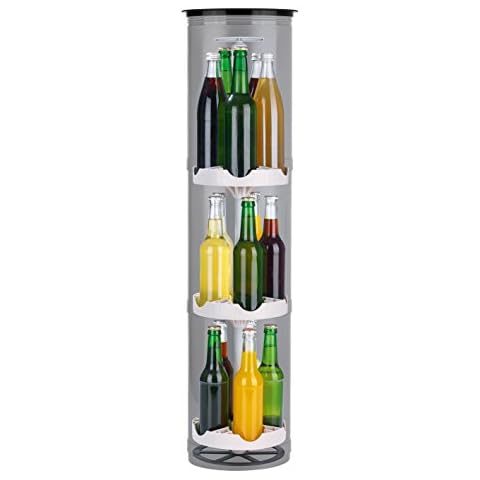 EASYmaxx Bottle Cooler Outdoor | Climate Neutral Without Electricity Cool cans and Bottles in The Ground | Ground Hole Beer Cooler for up to 15 Bottles (max.0.5 LTR) & cans | Waterproof, Weatherproof Cover