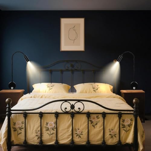 Apliques de pared LED para evitar fatiga visual al leer en la cama 5