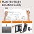 IWORKBOARD 75 85 90 inch Full Motion TV Wall Mount for 40-90'' TV Mount, Heavy Duty Adjustable articulating Bracket Tilt Swivel Extension Level, VESA 600x400mm, 16" Studs, 132 lbs for 65 70 75+ TVs