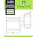 DuraTrel Greenfield PVC Vinyl Indoor Outdoor Table Potting Bench Station with Shelf for Plant Accessories & Gardening Supplies Storage, White