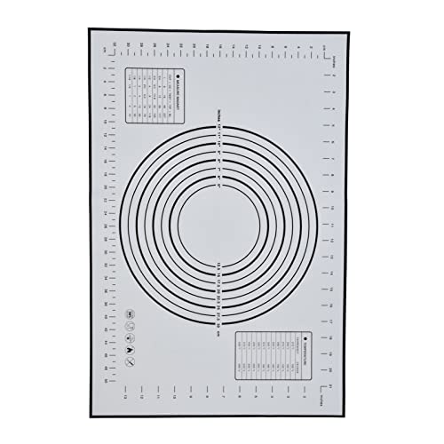 Silicone Rolling Mat Thickened Fiberglass Kneading Mat Dough Oven Baking Mat 24 X 16 Inch Large Black