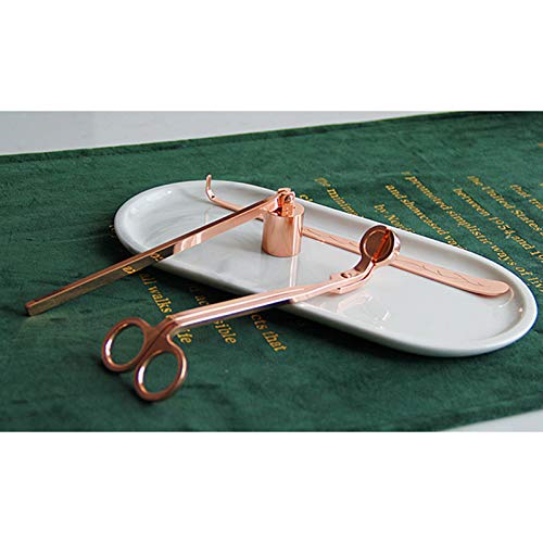 homozy 3 Unidades de aço Inoxidável para Velas Cortador de Pavios para Lamínulas de óleo E Tesoura C