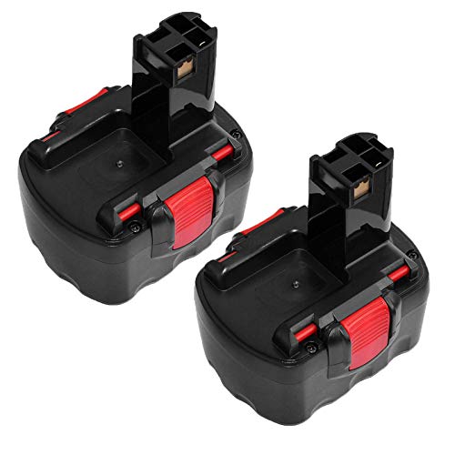 Venghts【2Pack】 3600mAh BAT038 Remplacement pour Bosch 14.4V Batterie Ni-MH BAT038 BAT140 BAT159 BAT040 BAT041 Outils électriques sans Fil Cover
