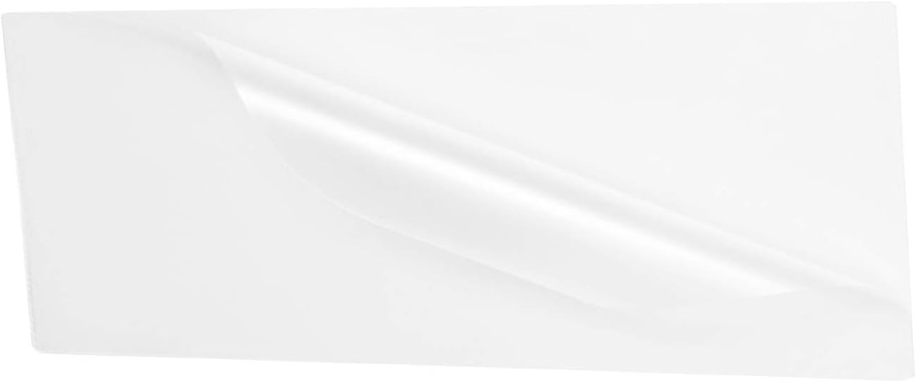 Oregon Lamination Bolsas de laminación en caliente de 5 mil verticales de media letra 4.75 x 11.5 pulgadas transparentes Paquete de 25 Brillo