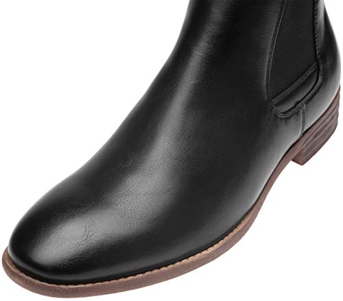 Image of Jousen Men's Chelsea Boots Lightweight Casual Chukka Ankle Boots Classic Elastic Dress Boots For Men