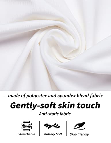 Avidlove Half Slips For Women Underskirt Short Lace Trim Above Knee Half Slip White #TOP2