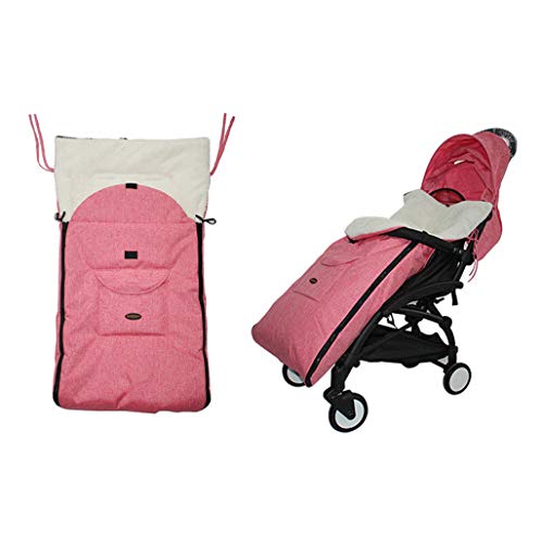 Guoyy Saco De Invierno Universal para Cochecito Saco De Dormir para Bebé Saco para Pies De Bebés Ultra Cómodo Engrosado Impermeable A Prueba Viento