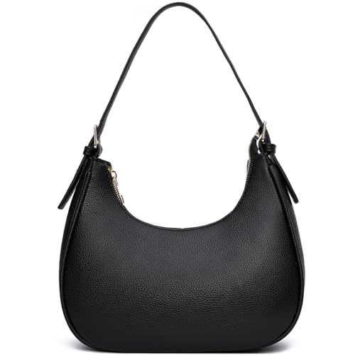 CROJUYI Small Crescent Shoulder Bags Purses for Women Retro Classic Clutch Hobo Tote Purse and Handbag Cute Crossbody Bags