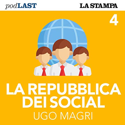 Diseño de la portada del título La carica dei dilettanti (La Repubblica dei Social 4)