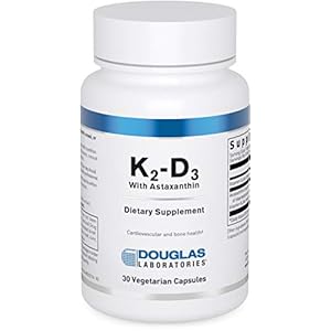Douglas Laboratories K2-D3 with Astaxanthin | Antioxidant Support for Bones, Immune Function, and Vascular Health* | 30…