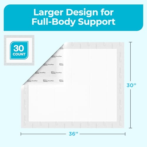 Image of Inspire Extra Large Super Absorbent Disposable Bed Pads for Incontinence Ultra Thick and Absorbent Bed Pads Disposable Adult | Puppy Pads | Pee Pads for Adults (Duramax 30 inch x 36 inch)