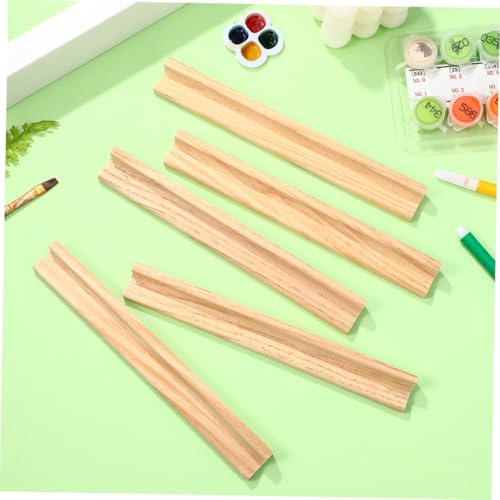 Soporte de madera para fichas de dominó x8 piezas miniatura 7
