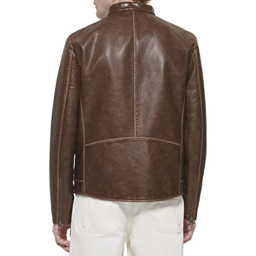 Image of Levi's Men's Faux Leather Racer Jacket