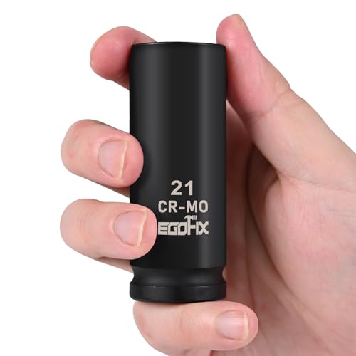 Image of 1 /2 inch Drive Deep Impact Socket, 21mm Socket, CR-MO, Metric, 6 Point