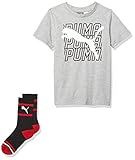 PUMA Boys' Short Sleeve Tee and Short Set
