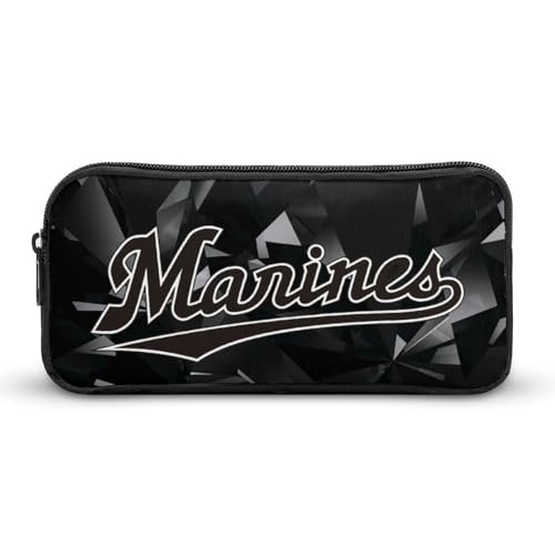 千葉ロッテマリーンズ文具ケース ペンケース 収納グッズ 筆箱 ペンバッグ 筆入れ 多機能 学用品収納 大容量軽量 伸縮性が良く、繰り返し使用可能 傷防止 防汚 掃除が簡単 いろいろな文房具を収納 オフィス小物 コスメバッグとして 男女兼用 携帯便利