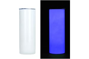 20 oz Glow-in-the-Dark Sublimation Tumblers: Radiant Designs at Your Fingertips