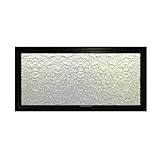 LFONDIGE Ventanas metálicas rectangulares para Casas, diseño Empotrado con rotación de 360°, reemplazo de Vidrio Templado para una Mejor ventilación en cobertizos, sótanos, baños y oficinas.