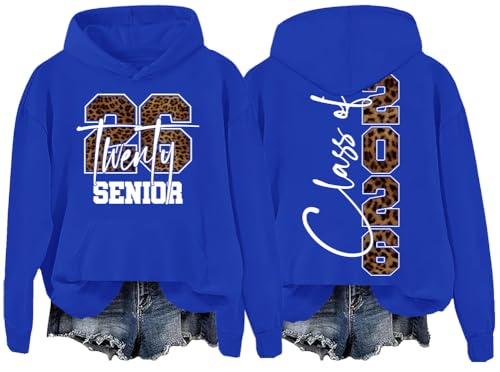 Senior 2026 Sweatshirt Class of 2026 Sweatshirt & Hoodie Women Men Pullover Tops