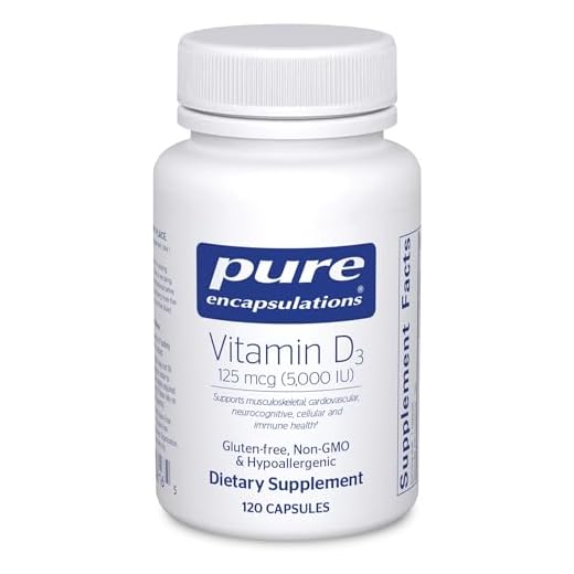 Pure Encapsulations Vitamin D3 5,000 IU