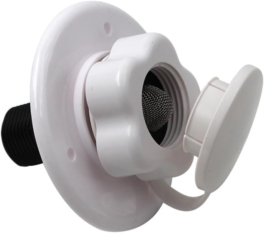 HDirect RV City Water Inlet with Check Valve, RV Water Valve, RV Gravity Water Inlet