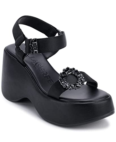 Karl Lagerfeld Paris Women's Kiana Wedge Sandal
