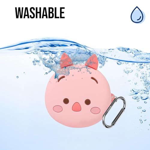 Image of Cartoon Silicone Case Cover for Samsung Galaxy Buds Core (2025) (Pink Pig)