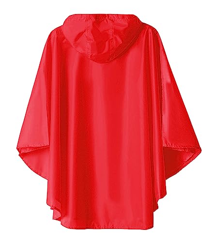 Image of SaphiRose Lightweight Kids Rain Poncho Jacket Waterproof Outwear Rain Coat