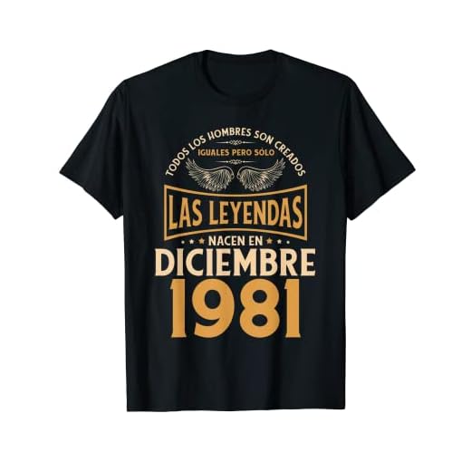 Cumpleaños Hombre Regalos Las Leyendas Diciembre 1981 Camiseta