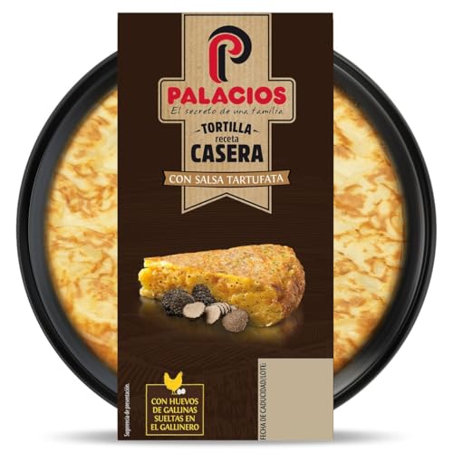 Palacios Tortilla de patatas con salsa tartufata, bandeja 300g