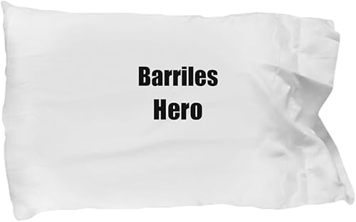 EzGift Funny Barriles Hero Pillowcase Musician Gift Instrument Player Gag Pillow Cover Case 20x30