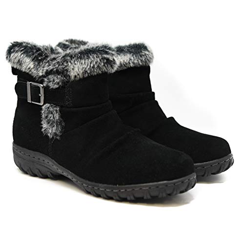 Khombu Ladies All Weather Boot (6, Black)