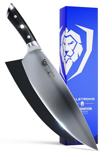 DALSTRONG Giant Butcher's Breaking Knife - 12.5' - Gladiator Series - 'The Devastator' - Massive 4mm Thick - German HC Steel - Sheath Included - NSF Certified