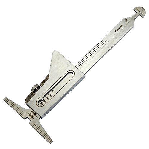 RIVERWELD Hi Lo Welding Gauge Gage Test Ulnar Welder Inspection Gauge Both Inch and Metric Checks Internal Misalignment Pipe Wall Thickness Leg Length for a Fillet Weld Crown Height