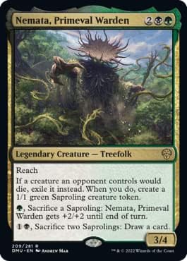 Magic the Gathering - Nemata, Primeval Warden (209) - Dominaria United