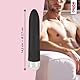 ORION Vibrator - intensiver Mini-Vibrator für Frauen, mit stufenlos einstellbaren Multispeed-Vibrationen, ideal für unterwegs, schwarz