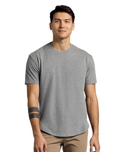 Image of True Classic Mens T-Shirts - Curved Hem or Pocket Tee, Mens Drop Cut Lounge /Sleep or Heavyweight Tshirt