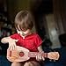 YOLOPLUS+ 17 Inch Kids Ukulele Guitar Toy 4 Strings Mini Children Musical Instruments Educational Learning Toy for Toddler Beginner Keep Tone Anti-Impact Can Play with Picks/Strap/Primary Tutorial