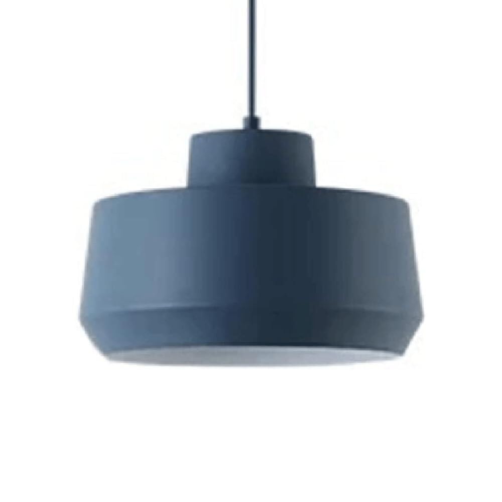 Lámpara colgante sala de estar azul ajustable E27 iluminación comedor 9.8In 8