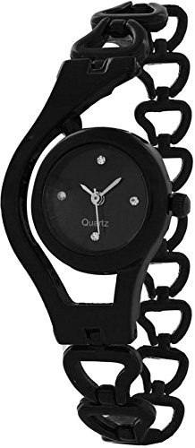 The Shopoholic Black Analogue Stainless Steel Belt Watch for Girls (B078VPV4N5) Amazon Price History, Amazon Price Tracker